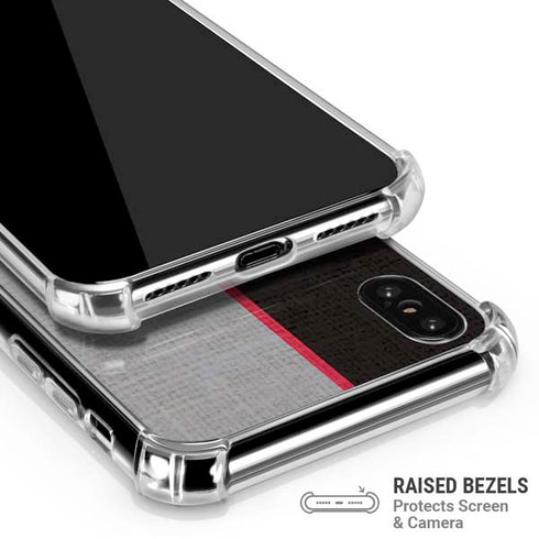 NBA Toronto Raptors Split Canvas iPhone XS Max Clear Case